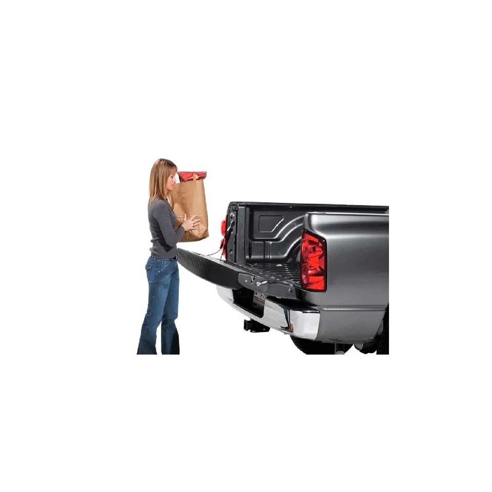 Asistencia de puerta trasera de camioneta Deezee DZ43301 negra del lado del conductor para Ram 1500/2500/3500 Foto 4 de 4