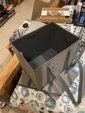 Reusable Grocery Bags 3 Pack Heavy Duty Reusable Shopping Bags with Box Shape