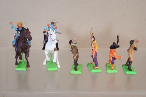 BRITAINS DEETAIL JOB LOT de cowboys américains du wild west et indiens mexicains 29om - Photo 15 sur 20