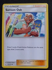 Samson Oak Supporter Trainer Card 185/214 Unbroken Bonds MINT Condition