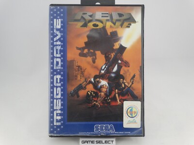 RED ZONE Sega Mega Drive Genesis 16 Bit PAL Original Komplett