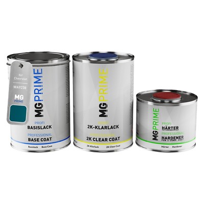 Autolack Dose Set für Chevrolet WA9238 Dark Bright Teal Metallic 2,5L