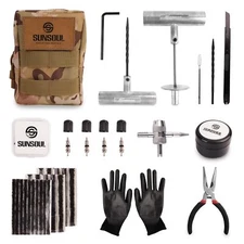 Flat Tire Repair Kit Heavy Duty Tire Plug Kit Tire Puncture Repair Kit40pcsFi...