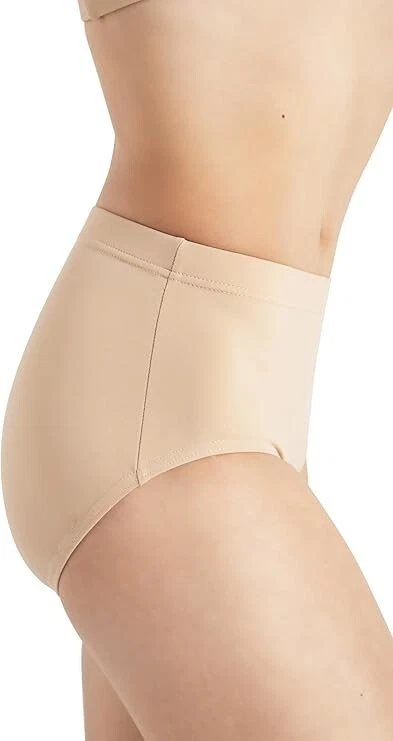 Big Girls' Brief, NUDE, Medium (7-8), Beige, TB111C - Image 4 of 4