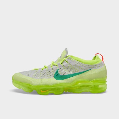 Nike Air Vapormax 2023 Flyknit Running Shoes Grey / Volt Sz