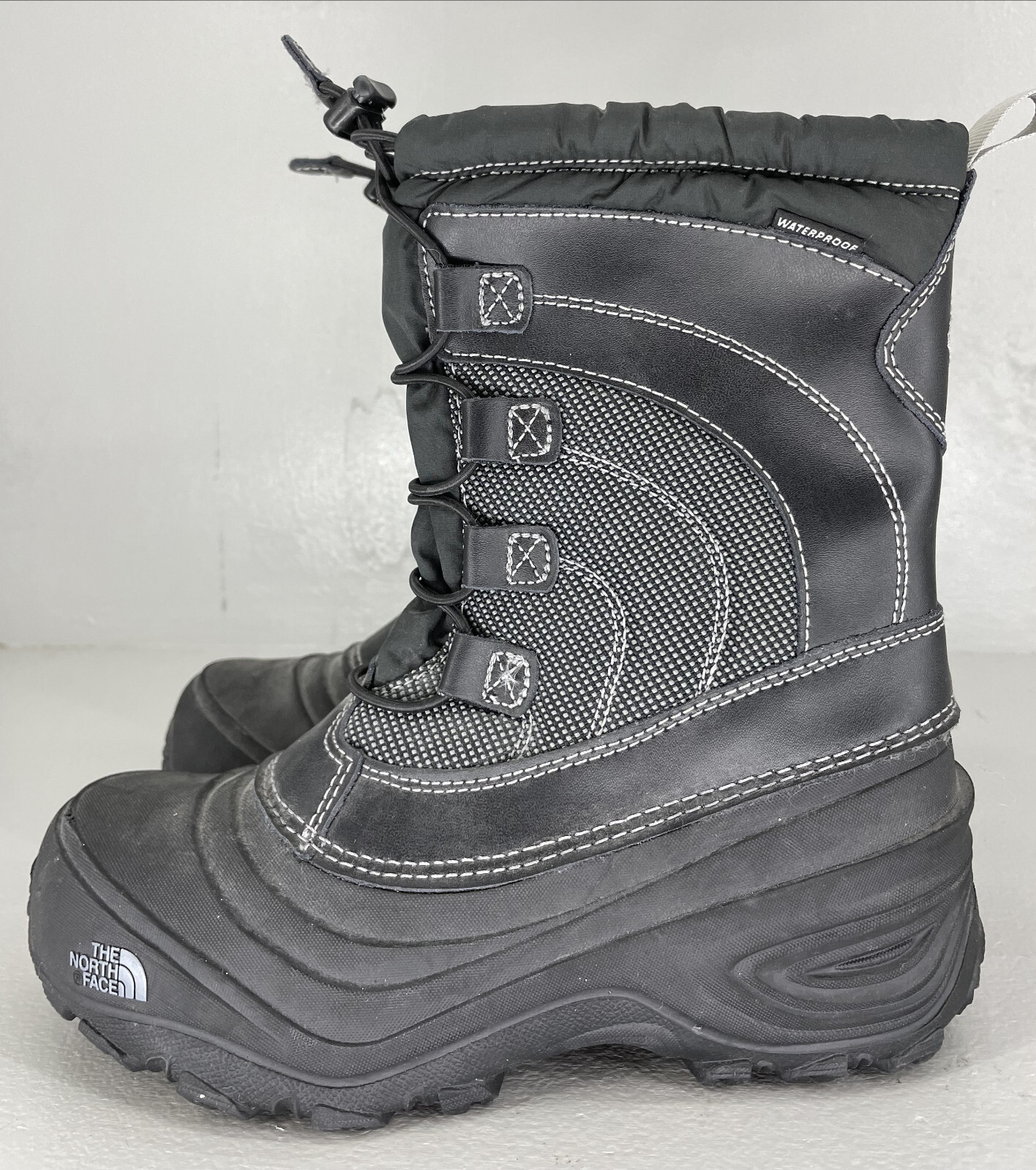 The North Face Alpenglow IV Youth Winter Boots Gray NF0A2T5P Knee High