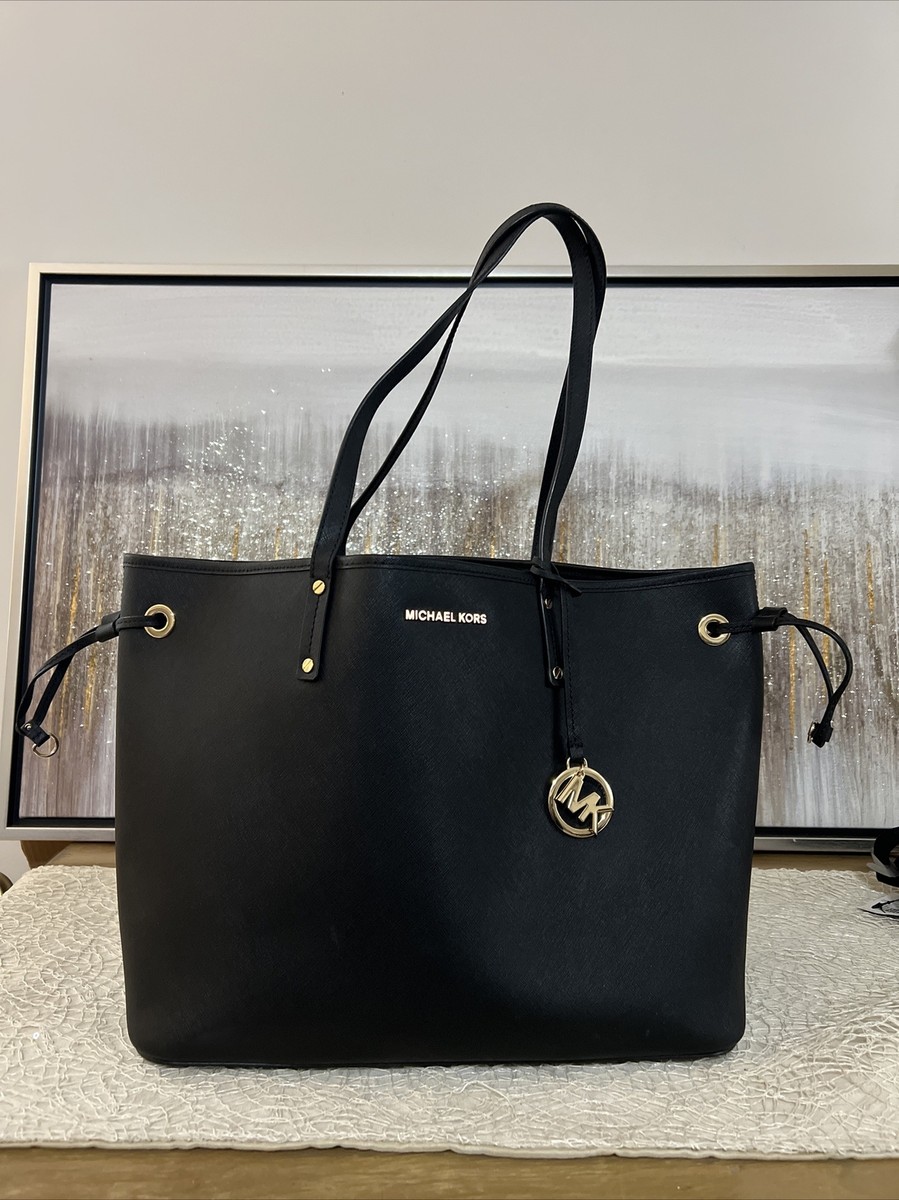 【廃盤・極美品】BRIEFING FLIGHT TOTE (BLACK) MICHAEL Kors Bedford Tote, Top Zip, Black Leather, 30F2GBFT2L-001