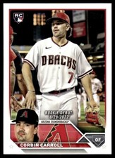 Actualización Topps 2023 #US244 Corbin Carroll novato Arizona Diamondbacks