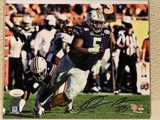 Derrick Brown Signed Auburn Tigers 8x10 Photo JSA