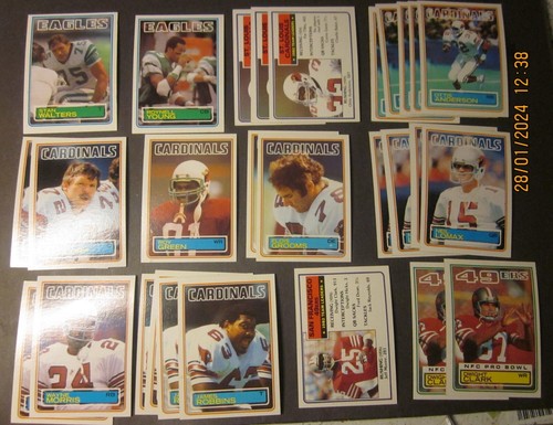 1983 Topps Football Singles(1-396) NM-MT Pick, Choose, Complete Your Set-Updated - 第 117/251 張圖片
