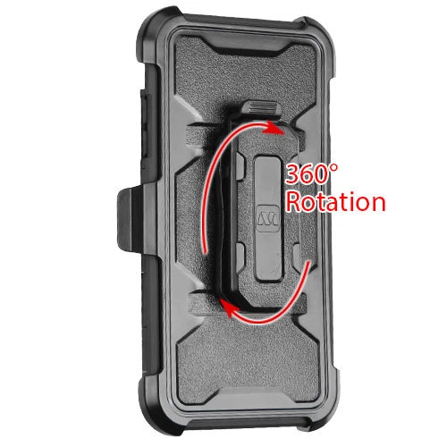 RUGGED SHOCKPROOF CASE W/STAND COVER+HOLSTER CLIP FOR iPHONE 7 / 8 / PLUS - Image 3 of 4