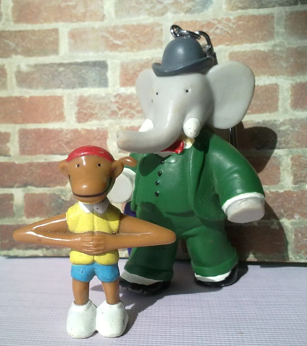 LOT de FIGURINES BABAR BRUNHOFF PLASTOY