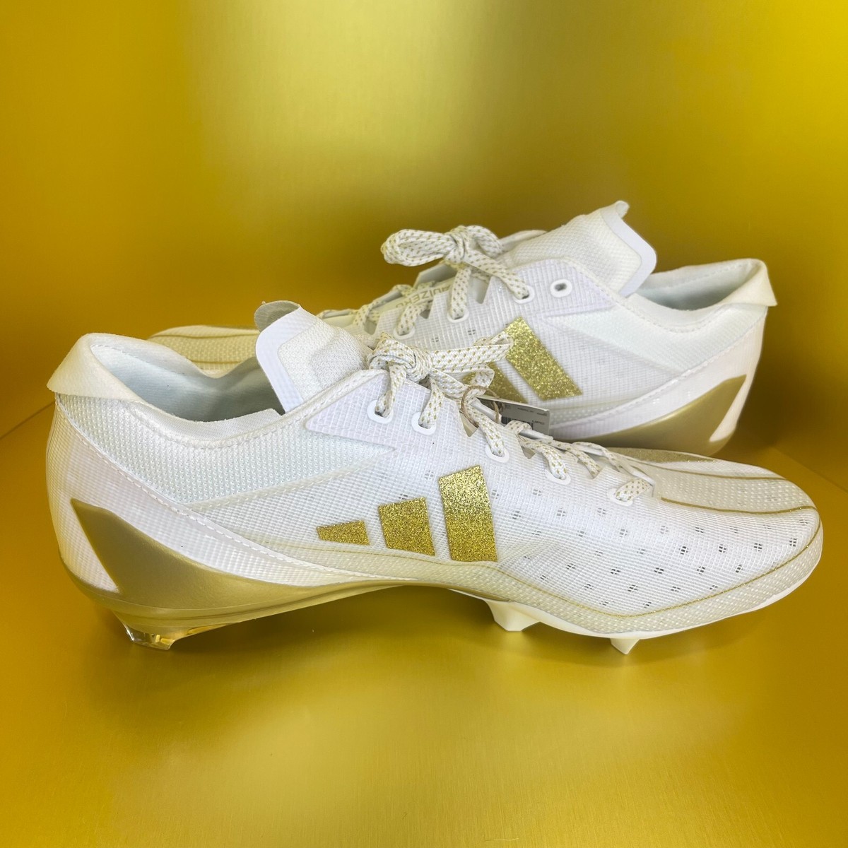 Adizero Electric Cleats WHT/GLD　28.0㎝　P adidas Adizero Electric II Football Cleats - White | Free