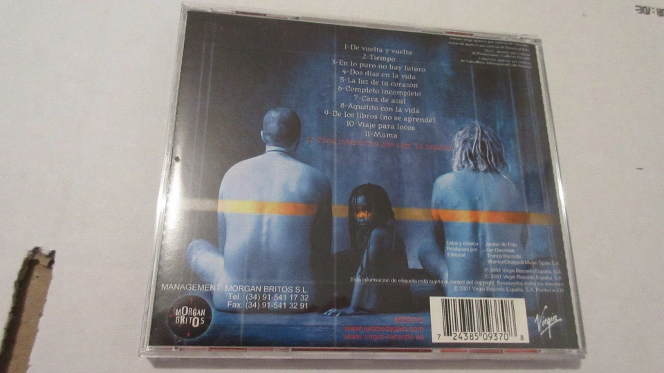 Jarabe De Palo : De Vuelta y Vuelta Latin Pop/Rock 1 Disc CD - Imagem 2 de 2