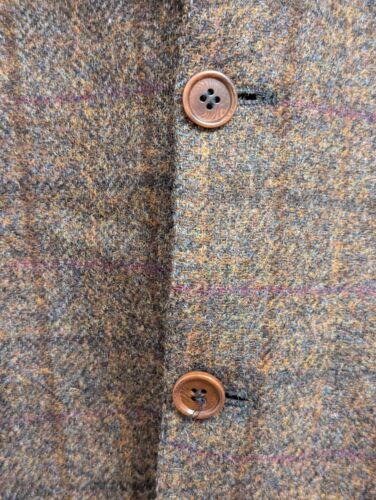 Alexandre Of England Tweed Jacket 42" Long, Woolmark Pure New Wool Mens designer - Picture 3 of 15