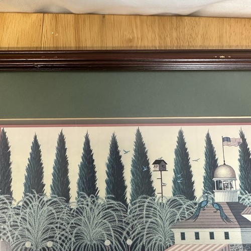 Vtg. Painting "PLEASANT SUNDAY " Calendar Print by Charles Wysocki Signed Framed - Picture 15 of 22