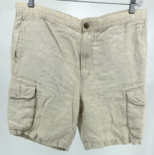 Axis linen cargo shorts Large 8 Inseam