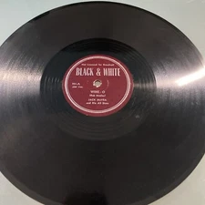 BLUES Jack McVea - Rabon Tarrant 78 rpm Black & White 751 WINE-O 1947 V+