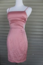 XE 25) BNWT SIZE 6 PRETTYLITTLETHING PINK CUTOUT PARTY DRESS *MARKED