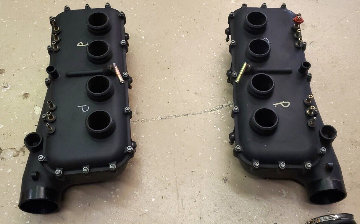 Ferrari F355 Intake Manifolds... Complete set up.