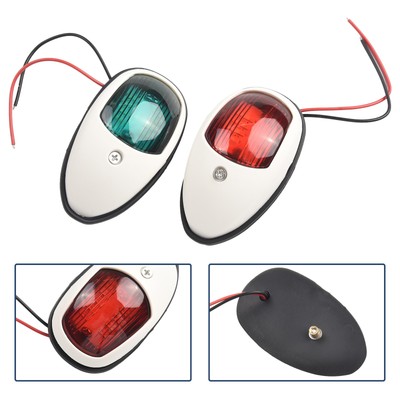 Signalleuchte Navigationslicht Fahrzeug rot & grün 180G ABS + LED Zubehör