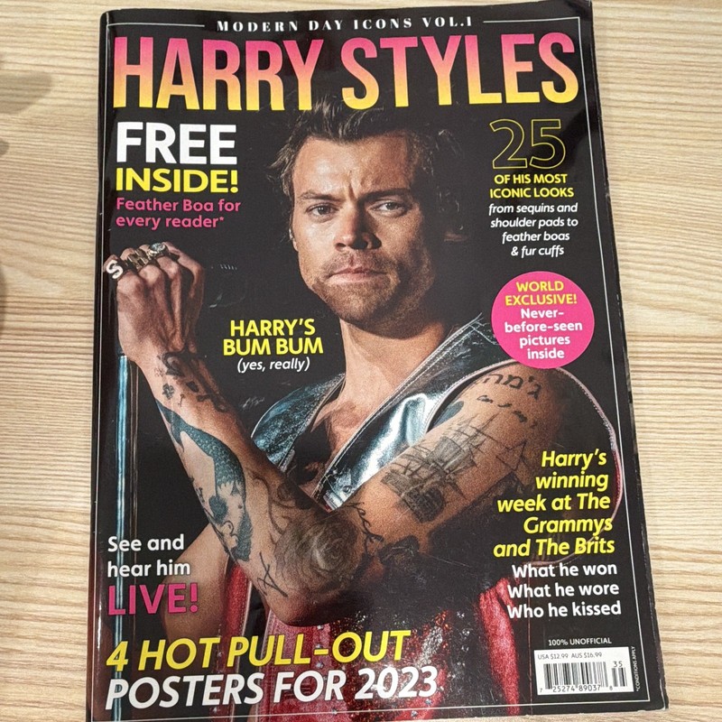Modern Day Icons Vol. 1 Harry Styles 2023 English Illustrated Celebrity Magazine