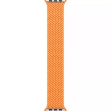 APPLE WATCH 45MM BRAIDED SOLO LOOP SIZE 9 - BRIGHT ORANGE