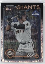 2024 Topps Pro Debut Sparkle Foil 62/175 Jonah Cox #PD-61 bc8