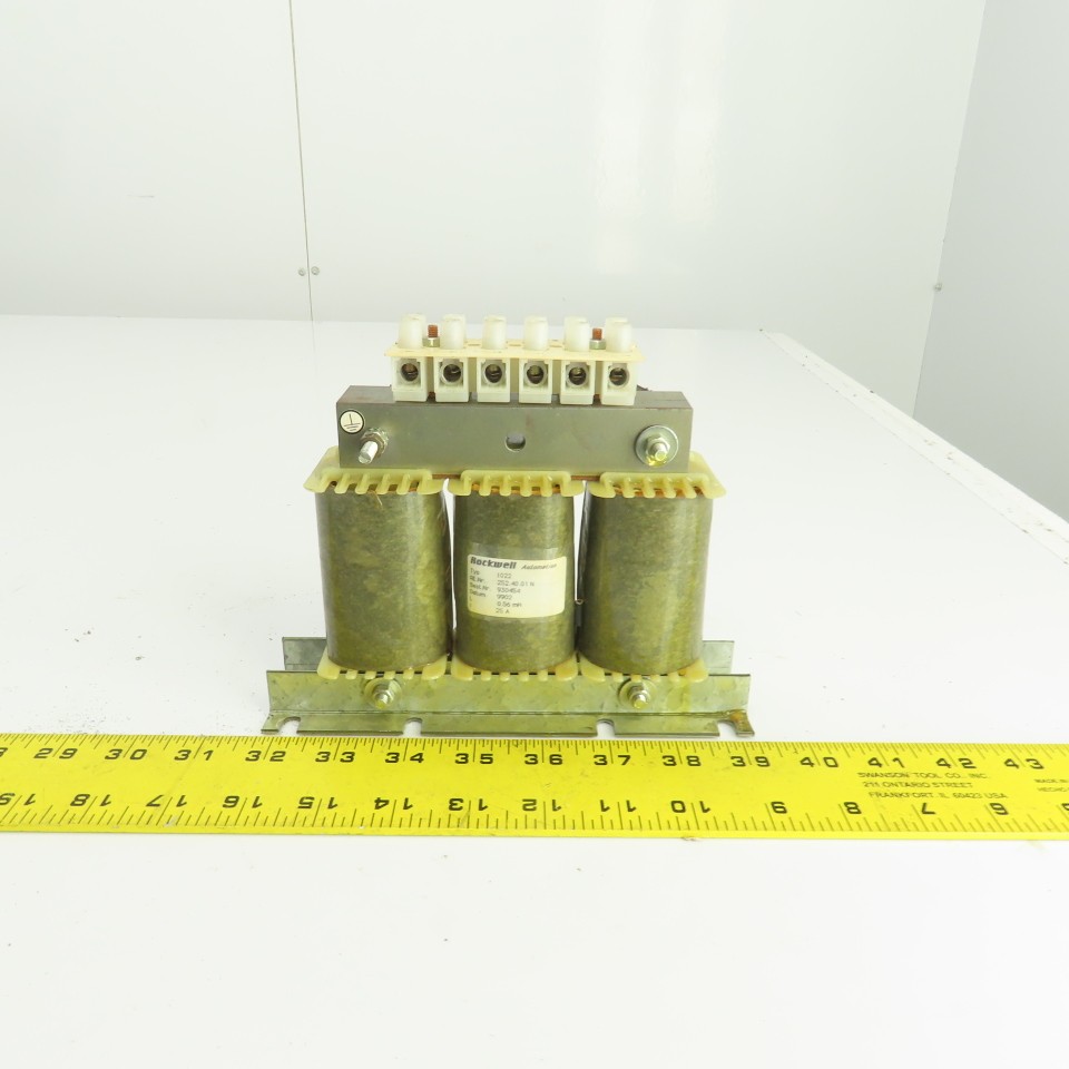 Rockwell Automation Typ 1022 252.40.01 N 25A Transformer 0.56 mH