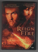 Reign of Fire (DVD, 2002) Matthew McConaughey. Christian Bale. SciFi Action