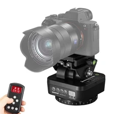 Soonpho M4 Motorized Rotating Panoramic Tripod Head, Remote Control Pan Tilt ...