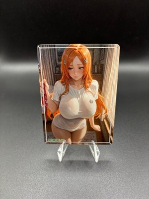 Orihime Bleach Waifu Card TCG Full Art Waifu Legends Custom Goddess