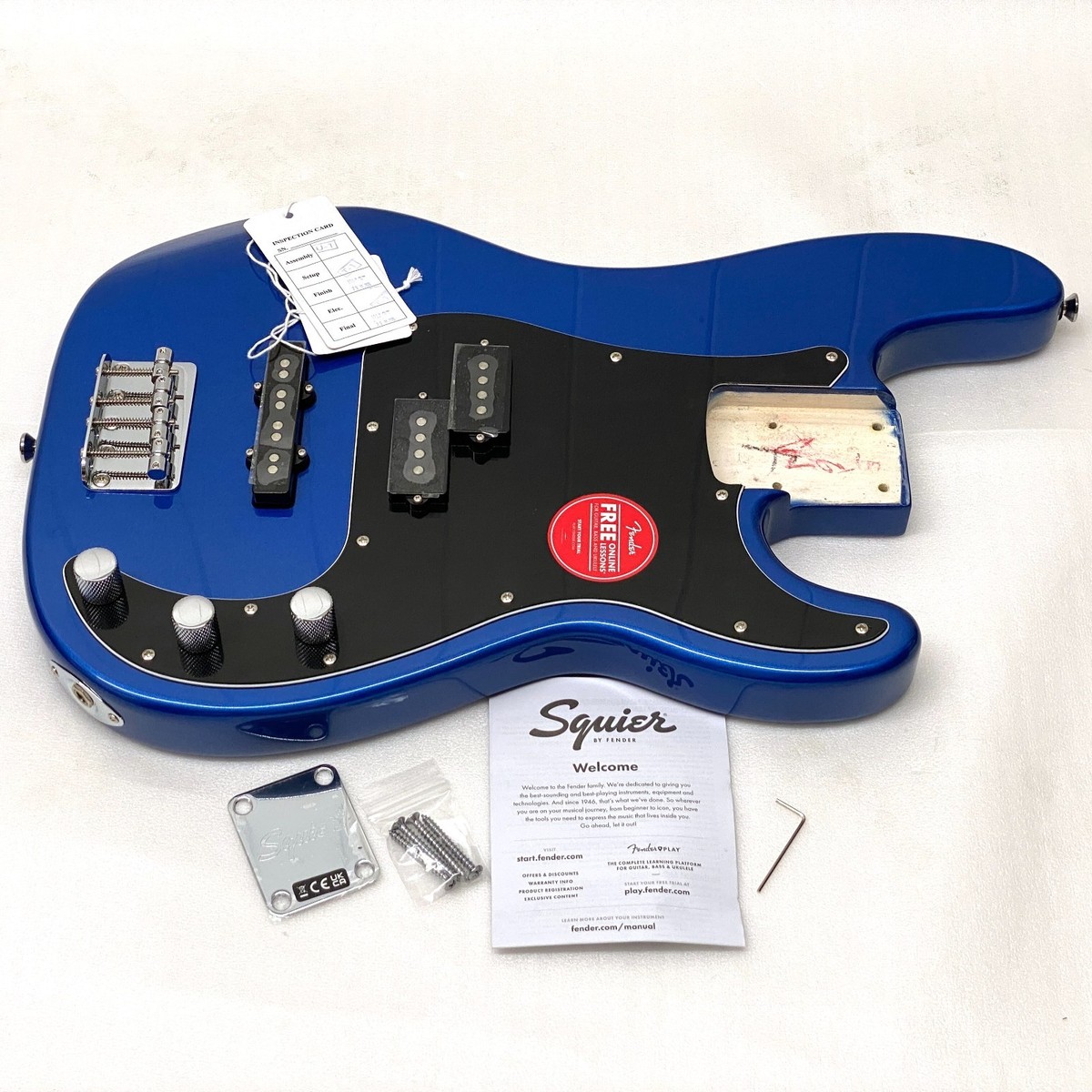 Genuine! Fender Squier Affinity PJ BASS BODY Lake Placid Blue