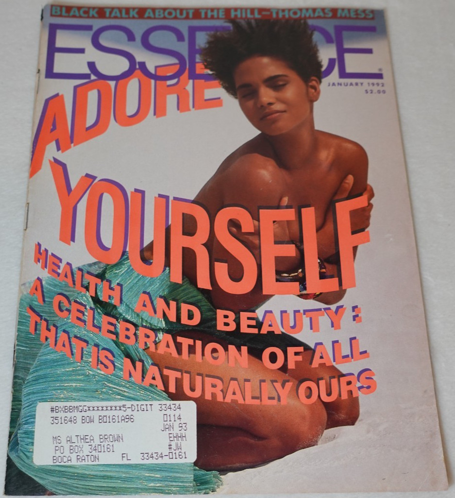 Essence January 1992 Health Beauty Lifestyle Halle Berry Original Magazine