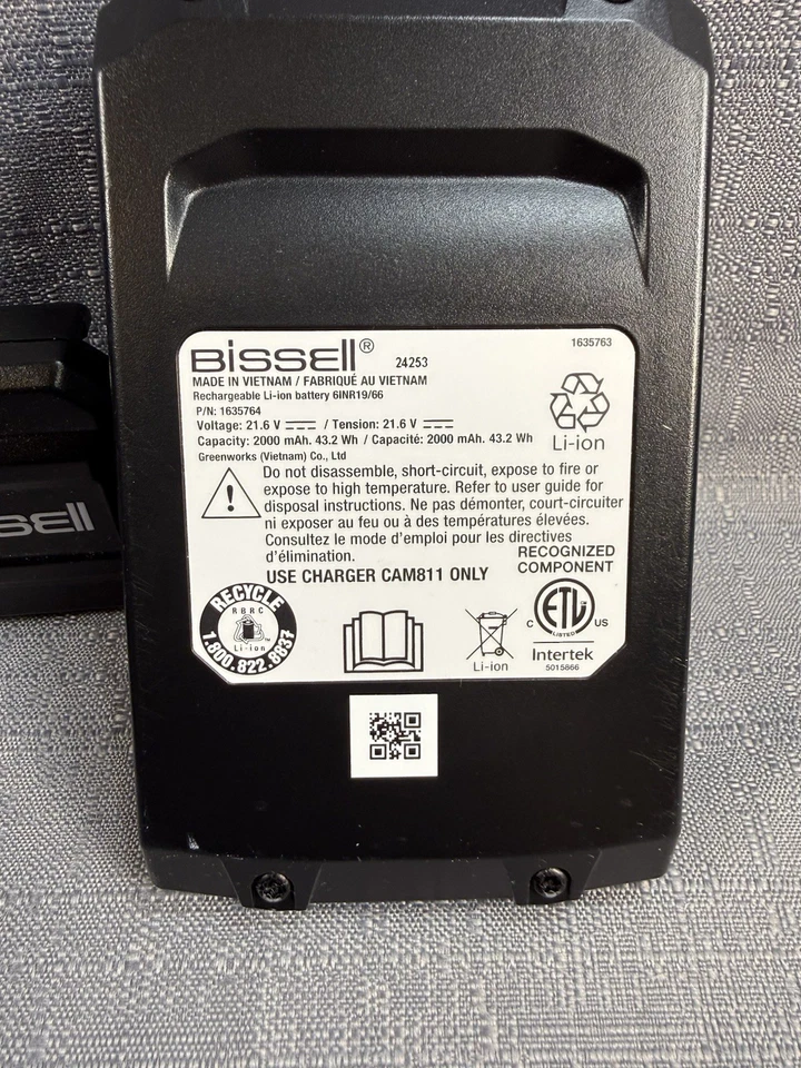 Batería y Cargador Bissell PowerAll 24V Excelente Estado 24250 Foto 4 de 4