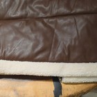 Levi Strauss & Co. Women's Brown Faux Leather Lined Zip Jacket, Size L — photo 6