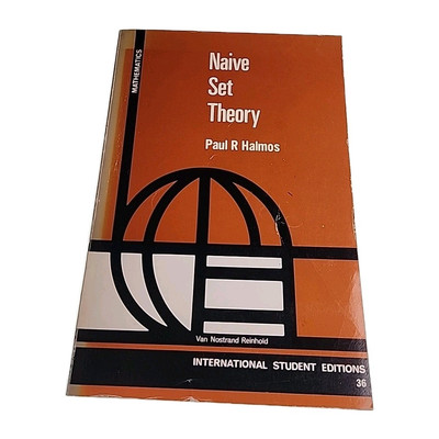 Naive Set Theorie Paul Halmos 1960 Taschenbuch