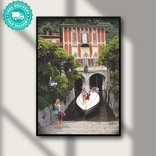 Slim Aarons Tullio Abbate Lake Como Italy Print, Vintage Photography Art