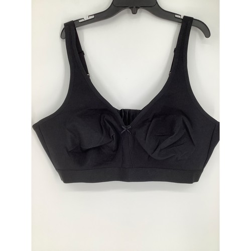 Fruit of the Loom Size 46D 2 Pack Beyond Soft Wireless Cotton Bra Comfort M38-2 - Picture 4 of 6