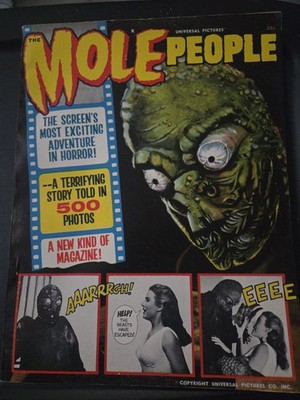SALE:  Warren Publishing THE MOLE PEOPLE 1964 Famous Monsters type magazine