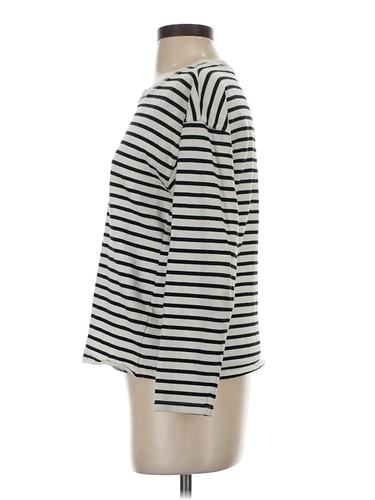 Zara Women Ivory Long Sleeve T-Shirt S - Picture 4 of 4