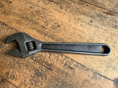 Vintage Arrow Tool Co Inc 10 Zoll verstellbarer Schraubenschlüssel Buffalo NY USA