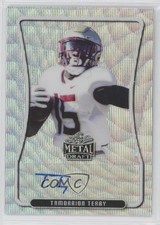 2021 Leaf Metal Draft Silver Wave 40/50 Tamorrion Terry #BAP-TT2 Auto 0x4w