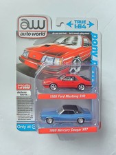 Autoworld 2-Pack Only At Target 1986 Ford Mustang SVO  1969 Mercury Cougar 2022