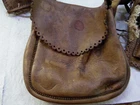 Original Civil War Ammo Pouch, belt with Accessories, Signed, Larry Tucker ?