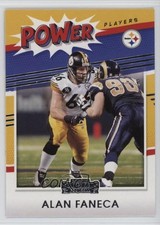 2021 Panini Contenders Power Players Alan Faneca #PP-AFA HOF 0zw7