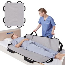 Comfort Positioning Bed Pad with Handles and Pocket 43" x 36" Multipurpose Pa...