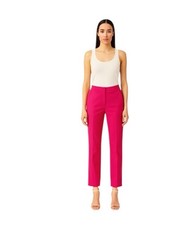 NWT Carlisle Collection Bright Pink Tailored Ankle Pants, Size 4