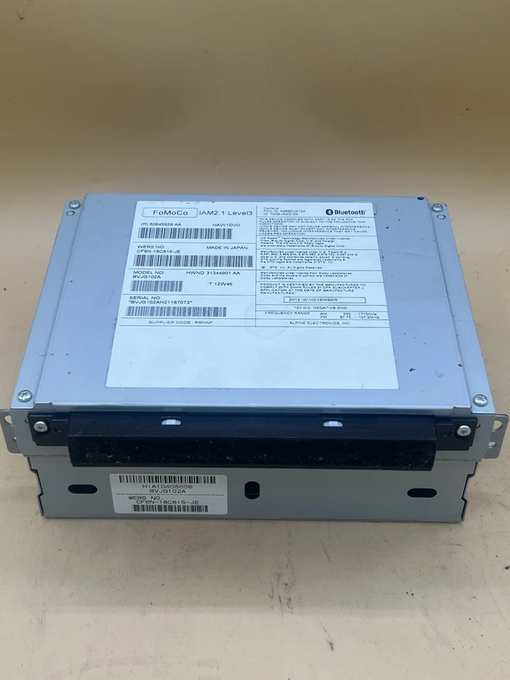 Land Rover AM FM 2010-20 JAGUAR 2012-17 RADIO REPRODUCTOR DE CD RECEPTOR OE CF6N18C815JE Foto 3 de 4