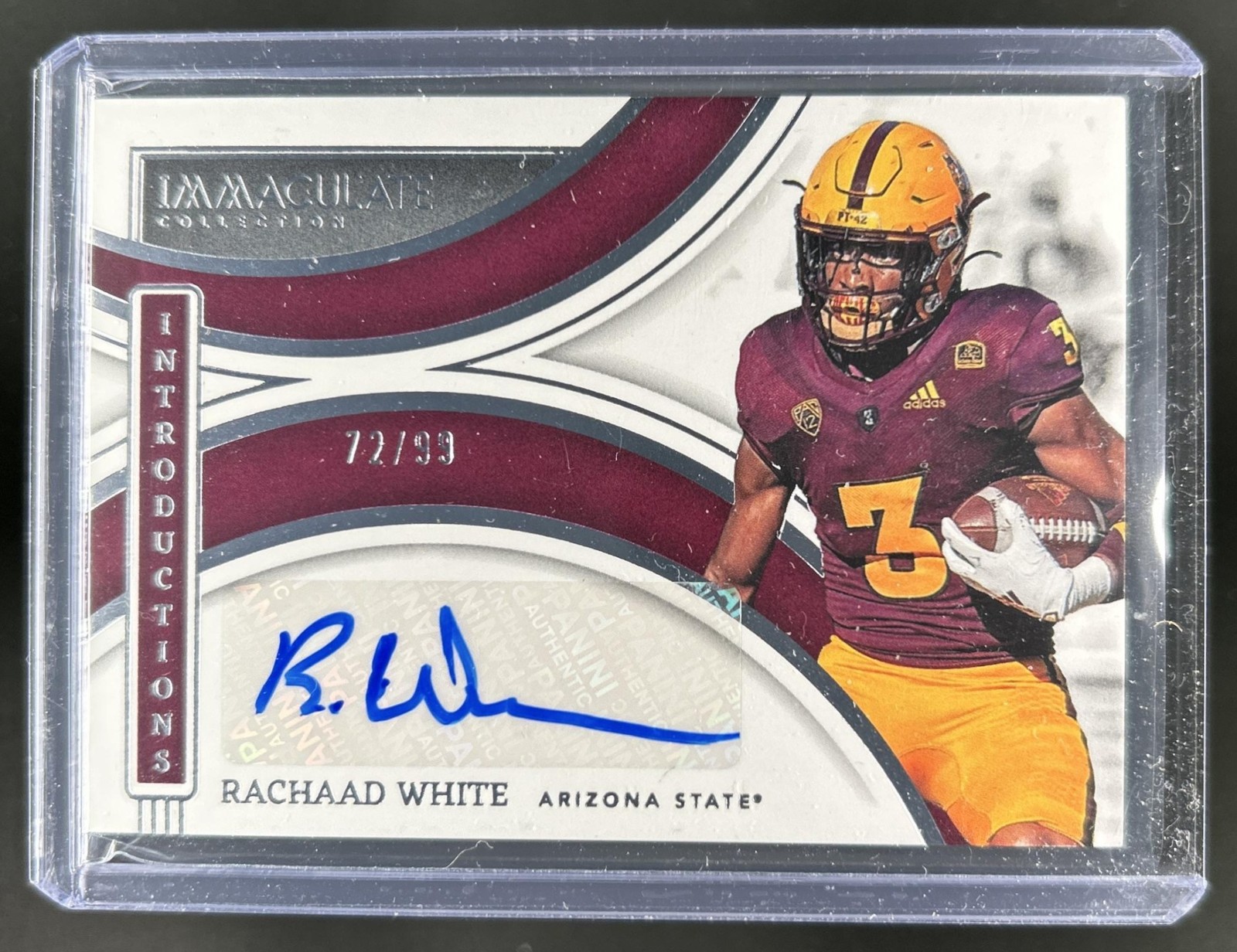 Rachaad White Panini Immaculate Collection Collegiate Immaculate Introductions #IIRWH Base